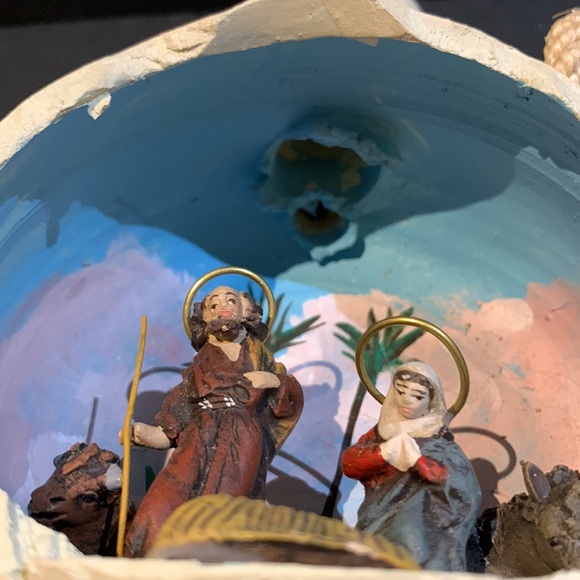 Vintage Ortigas Clay Pottery Nativity Jar Made in Spain - Picture 3 of 9